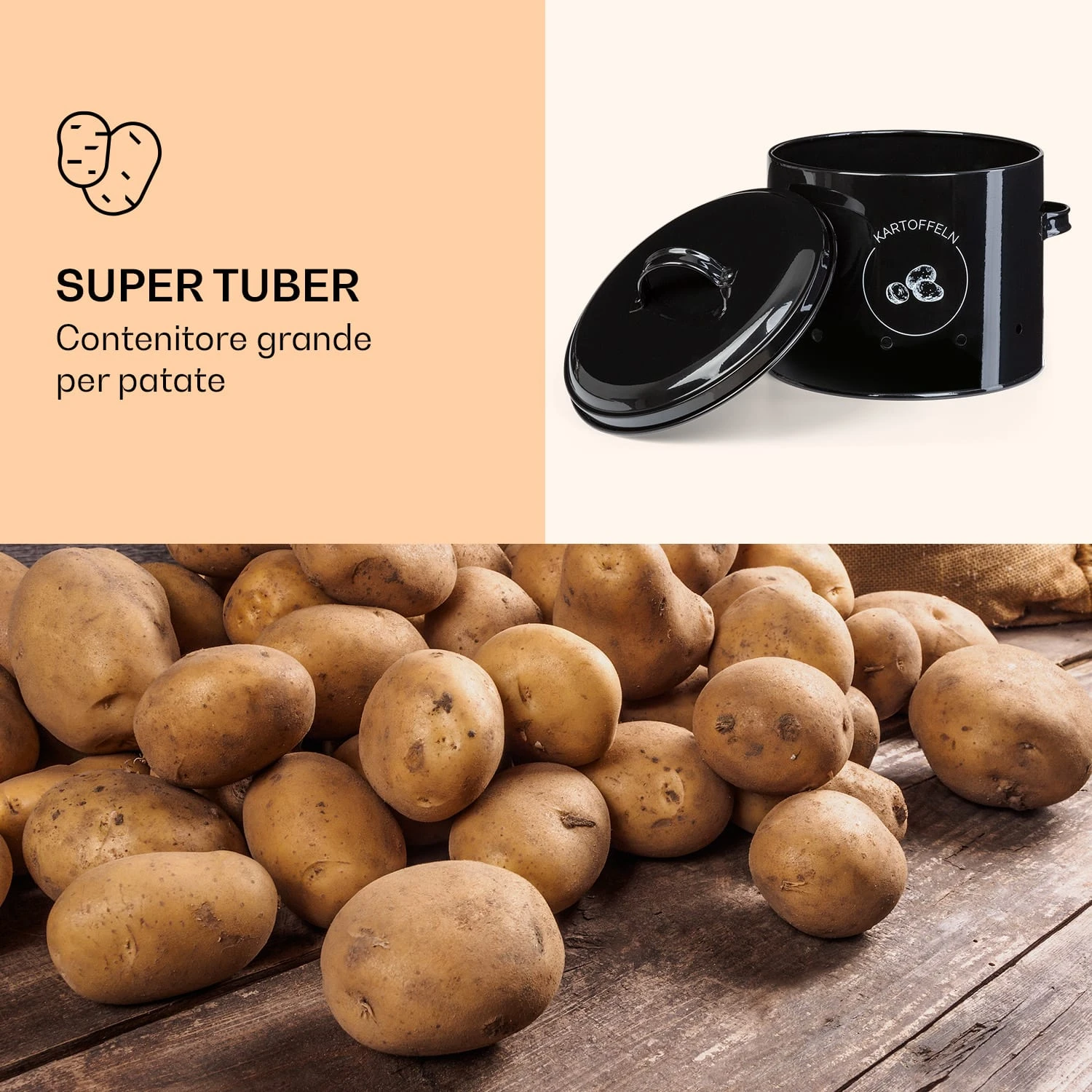 Set Di 3 Contenitori Di Stoccaggio 5 Set Di 3 Contenitori Di Stoccaggio - immagine 3