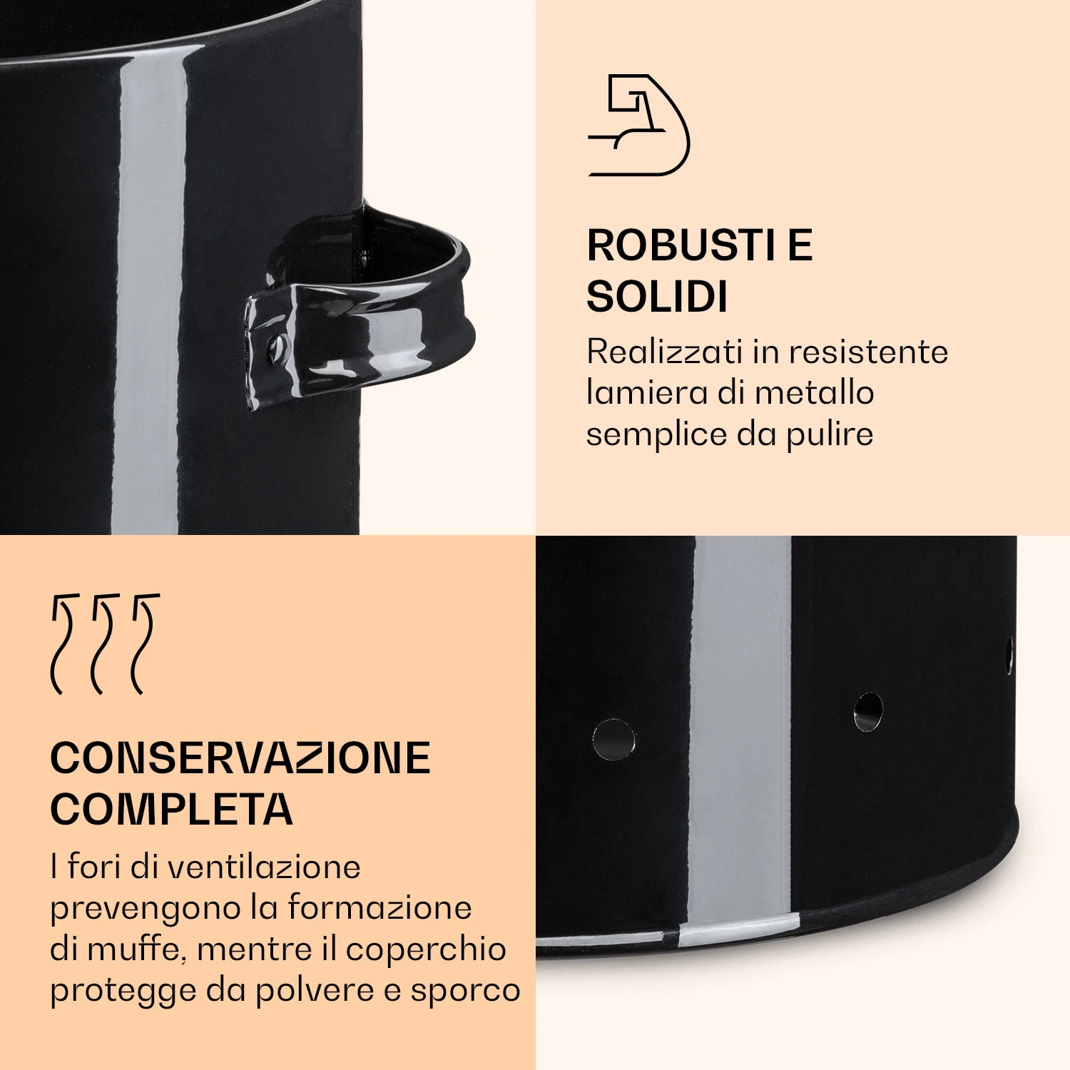 Set Di 3 Contenitori Di Stoccaggio 8 Set Di 3 Contenitori Di Stoccaggio - immagine 6