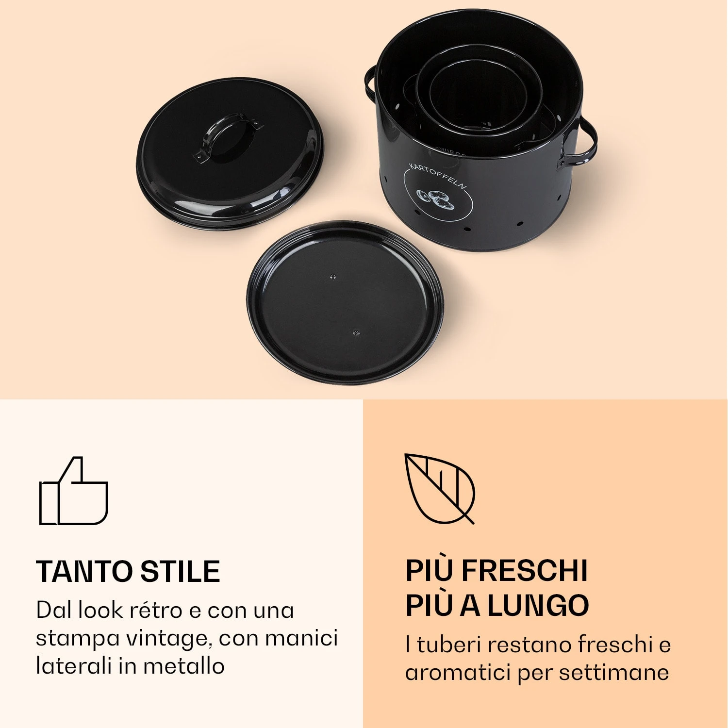 Set Di 3 Contenitori Di Stoccaggio 9 Set Di 3 Contenitori Di Stoccaggio - immagine 7