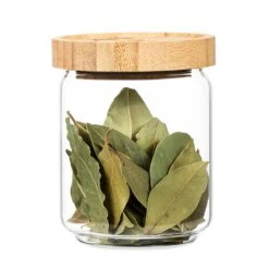 Barattolo Impilabile Con Coperchio Di Bambù, 320 Ml