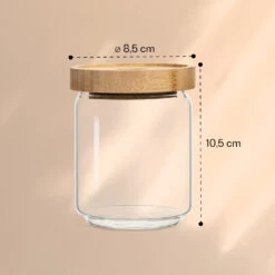 Barattolo Impilabile Con Coperchio Di Bambù, 320 Ml -Elettrodomestici Negozio 10038247 yy 0006 logo