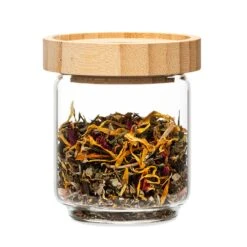 Barattolo Impilabile Con Coperchio Di Bambù, 200 Ml