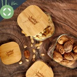 Barattolo Squadrato Con Coperchio Di Bambù -Elettrodomestici Negozio 10038255 yy 0006 logo