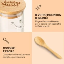 Vasetti Per Spezie Con Cucchiaio In Bambù -Elettrodomestici Negozio 10038292 it 0005 logo