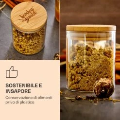 Barattoli Rotondi Coperchi In Bambù -Elettrodomestici Negozio 10038312 it 0006 logo