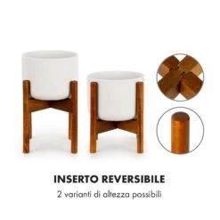 Thorn - Fioriera Con Portavaso, Set Da 2 Pz. -Elettrodomestici Negozio 10038443 it 0004 logo