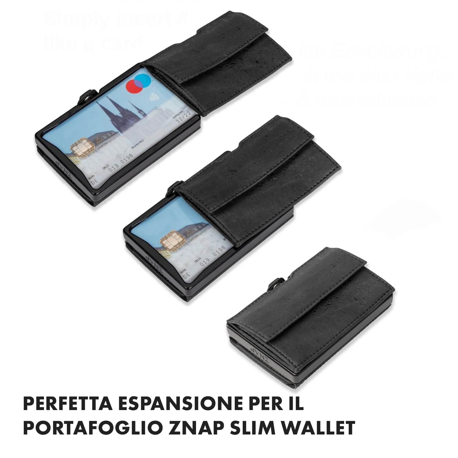 Portamonete Con Scheda Di Protezione RFID, Ideale Per ZNAP Slim Wallet 4 Portamonete Con Scheda Di Protezione RFID, Ideale Per ZNAP Slim Wallet - immagine 2