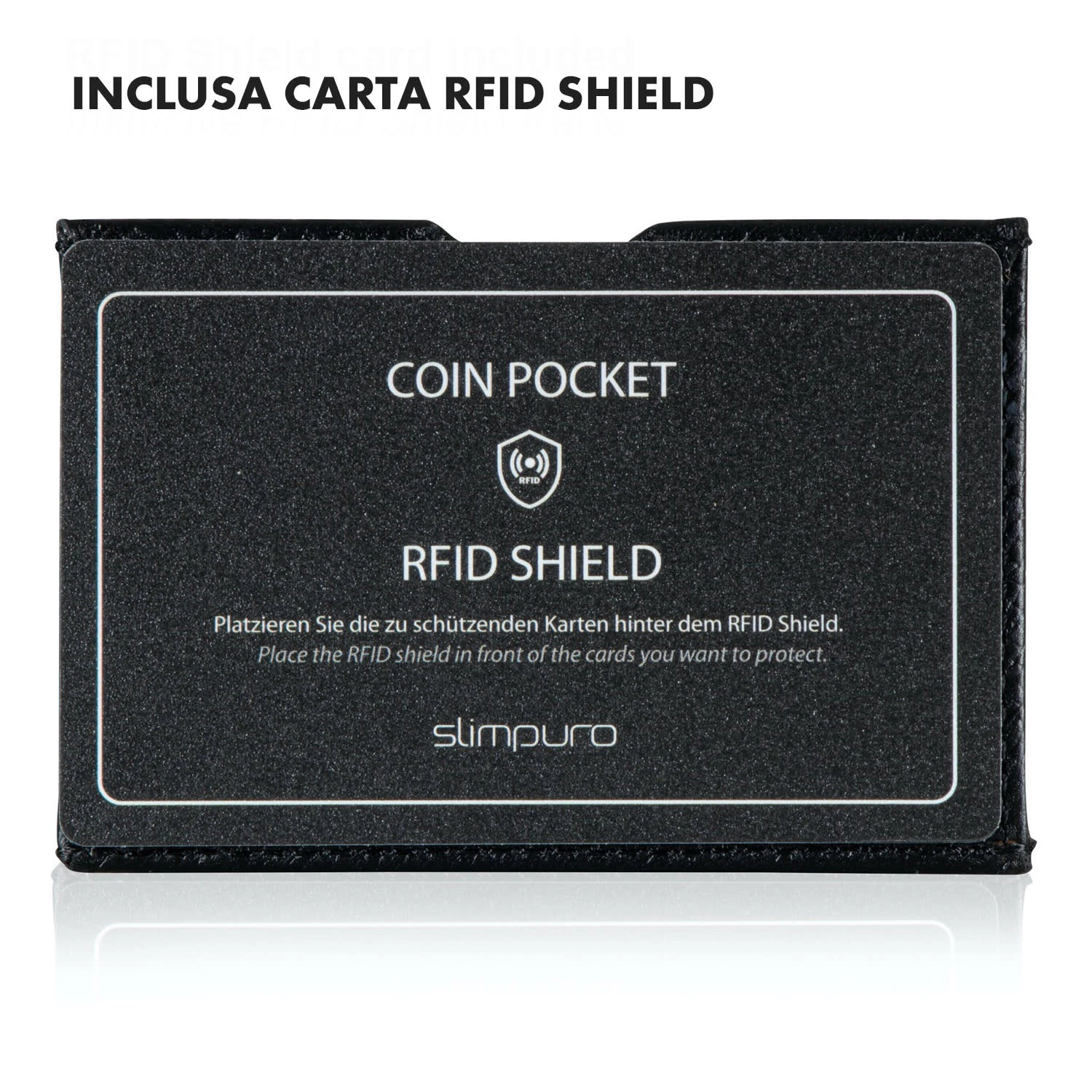 Portamonete Con Scheda Di Protezione RFID, Ideale Per ZNAP Slim Wallet 7 Portamonete Con Scheda Di Protezione RFID, Ideale Per ZNAP Slim Wallet - immagine 5