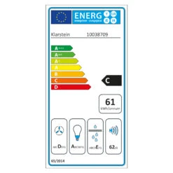 Futurelight Smart - Cappa Aspirante A Isola -Elettrodomestici Negozio 10038709 energy label