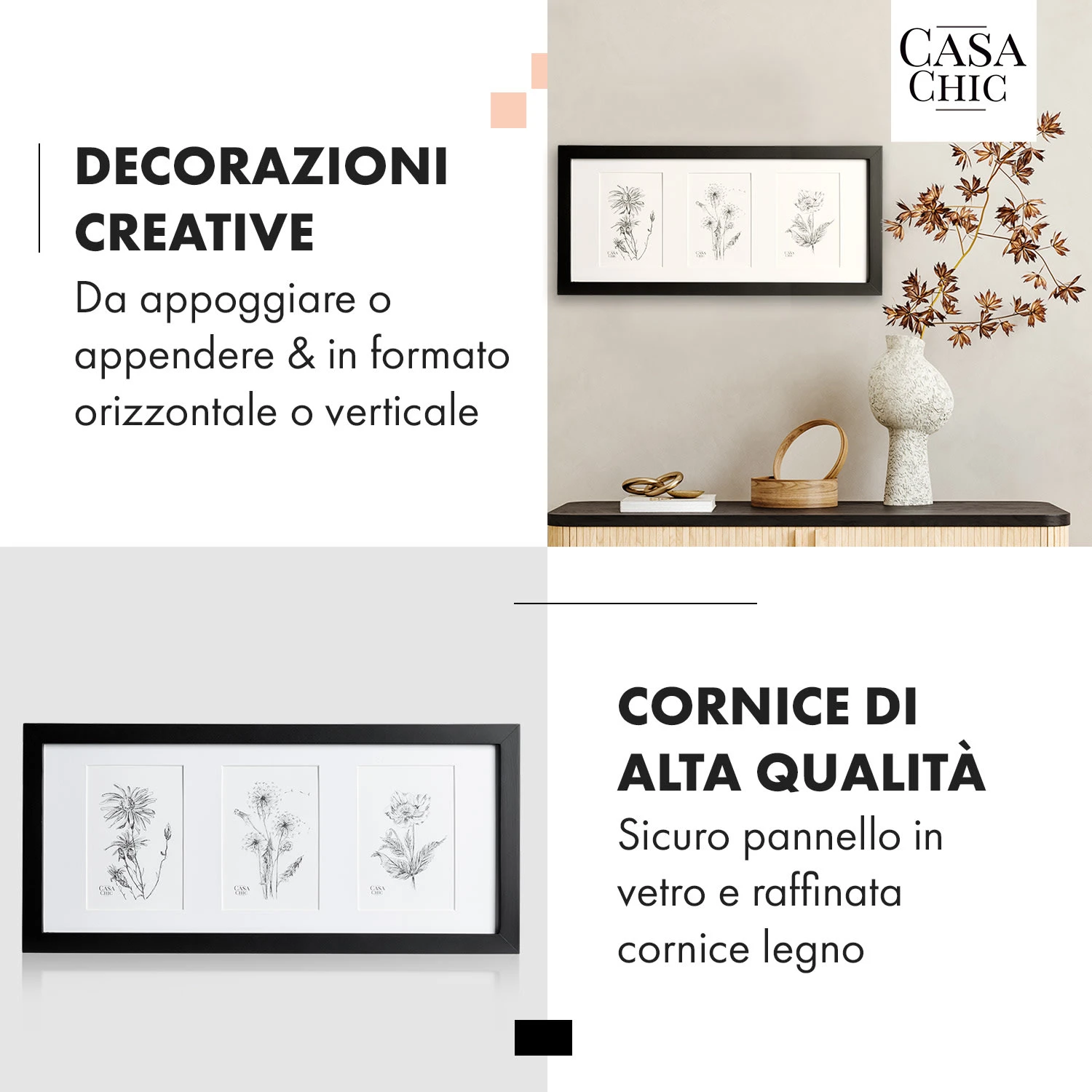 Moorgate - Cornice Per 3 Immagini, 15 X 10 Cm 5 Moorgate - Cornice Per 3 Immagini, 15 X 10 Cm - immagine 3