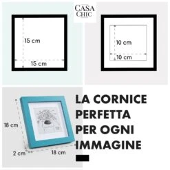 Cornice Clapton Quadrata 15 X 15 Cm 12 Cornice Clapton Quadrata 15 X 15 Cm -Elettrodomestici Negozio 10039413 it 0005 usp