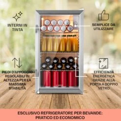 Beersafe XXL Crystal White Frigorifero 80 Litri -Elettrodomestici Negozio 10039424 IT 0005 usp