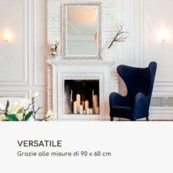 Stratford Specchio Da Parete, 90 X 60 Cm -Elettrodomestici Negozio 10039481 it 0005 logo