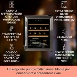 Vinamour 16 Uno Frigorifero Per Vini -Elettrodomestici Negozio 10039897 it 0002 usp