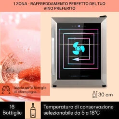 Vinamour 16 Uno Frigorifero Per Vini -Elettrodomestici Negozio 10039897 it 0003 usp