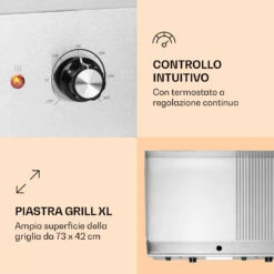Griglia Elettrica Grillmeile 4400 12 Griglia Elettrica Grillmeile 4400 -Elettrodomestici Negozio 10039915 it 0003 logo