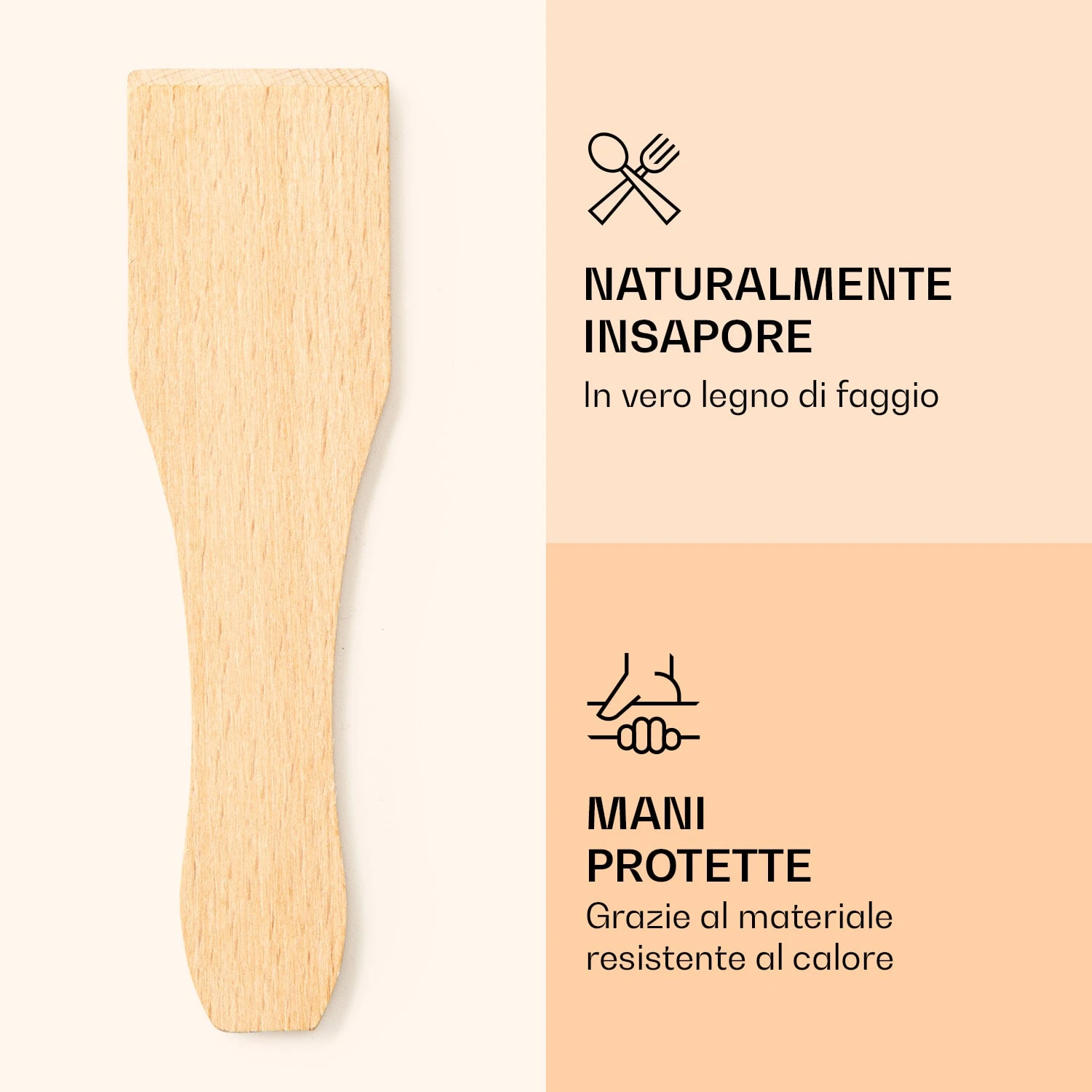 Spatole Da Raclette Spatola Di Legno 5 Spatole Da Raclette Spatola Di Legno - immagine 3