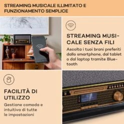 Belle Epoque 1906 DAB - Impianto Stereo Rétro -Elettrodomestici Negozio 10040015 it 0004 usp