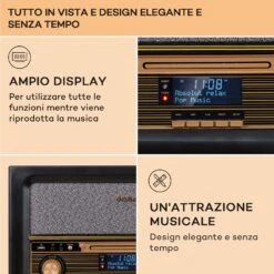 Belle Epoque 1906 DAB - Impianto Stereo Rétro -Elettrodomestici Negozio 10040015 it 0005 usp