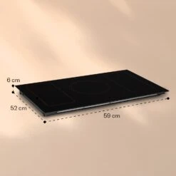 Victoria 5 Flex - Piano Cottura A Induzione 19 Victoria 5 Flex - Piano Cottura A Induzione -Elettrodomestici Negozio 10040203 yy 0009 dimensions