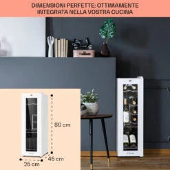 Shiraz 12 Slim Uno - Frigorifero Per Vini -Elettrodomestici Negozio 10040213 it 0006 usp