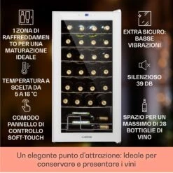 Shiraz 28 Uno - Frigorifero Per Vini -Elettrodomestici Negozio 10040218 it 0002 usp