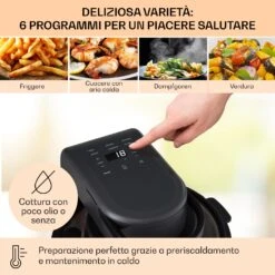 Vendure Friggitrice Ad Aria Calda Con Funzione Vapore 12 Vendure Friggitrice Ad Aria Calda Con Funzione Vapore -Elettrodomestici Negozio 10040278 it 0004 usp