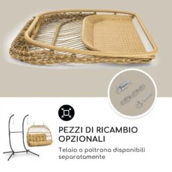 Biarritz Double - Poltrona Sospesa A Due Posti -Elettrodomestici Negozio 10040297 it 0005 usp