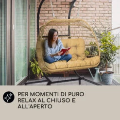 Biarritz Double - Poltrona Sospesa A Due Posti -Elettrodomestici Negozio 10040297 it 0006 usp