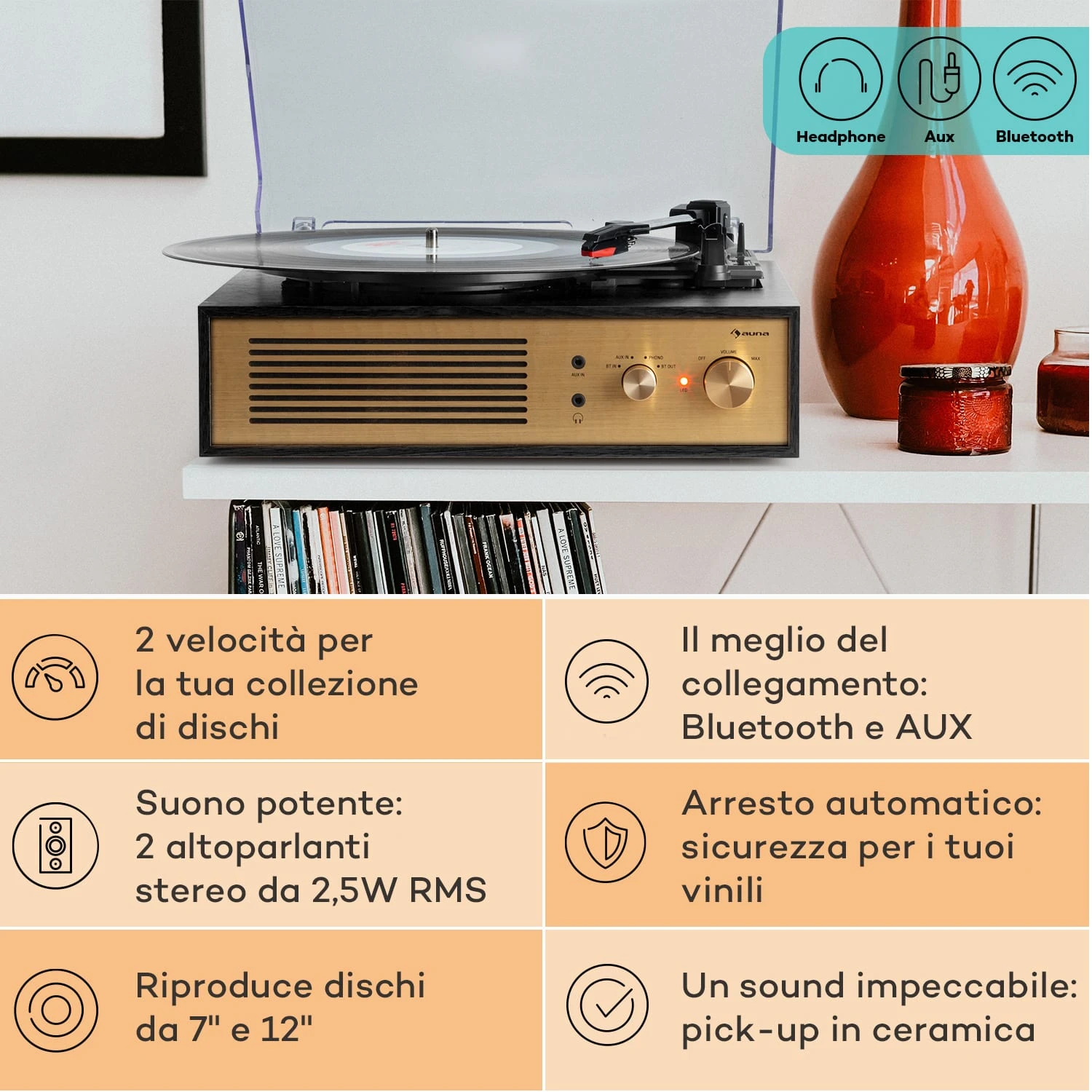 Berklee TT Classic - Giradischi 4 Berklee TT Classic - Giradischi - immagine 2