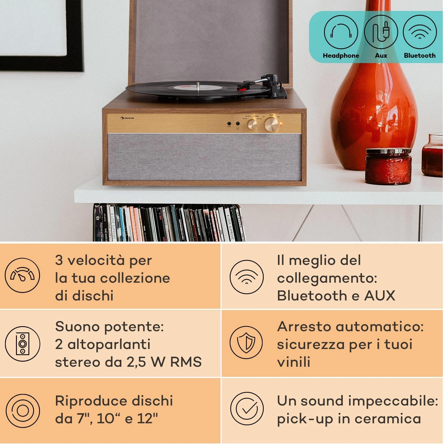 Berklee TT Case - Giradischi 4 Berklee TT Case - Giradischi - immagine 2