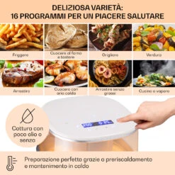 Air Bloom Friggitrice Ad Aria Calda Con Funzione Vapore 12 Air Bloom Friggitrice Ad Aria Calda Con Funzione Vapore -Elettrodomestici Negozio 10040497 it 0004 usp
