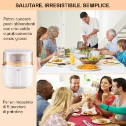 Air Bloom Friggitrice Ad Aria Calda Con Funzione Vapore 14 Air Bloom Friggitrice Ad Aria Calda Con Funzione Vapore -Elettrodomestici Negozio 10040497 it 0006 usp