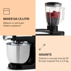 Renata Rossa Robot Da Cucina 3 In 1, 2000 W -Elettrodomestici Negozio 10040500 it 0006 logo