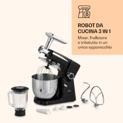 Renata Rossa Robot Da Cucina 3 In 1, 2000 W -Elettrodomestici Negozio 10040500 it 0007 logo