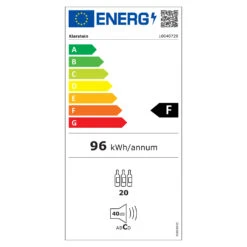Vinovilla 20 Built-In Cantinetta Vino -Elettrodomestici Negozio 10040729 energy label