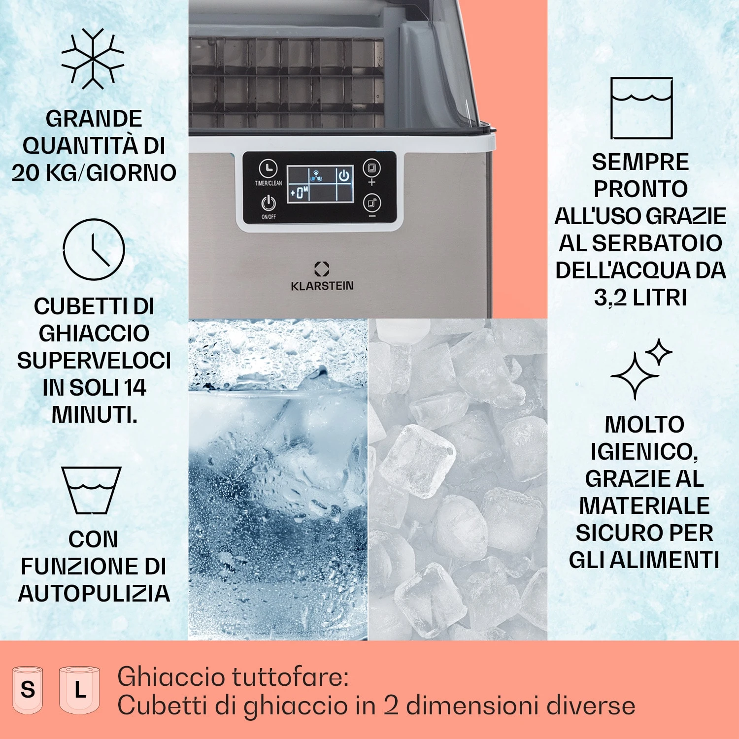 Chios Macchina Per Cubetti Di Ghiaccio 4 Chios Macchina Per Cubetti Di Ghiaccio - immagine 2