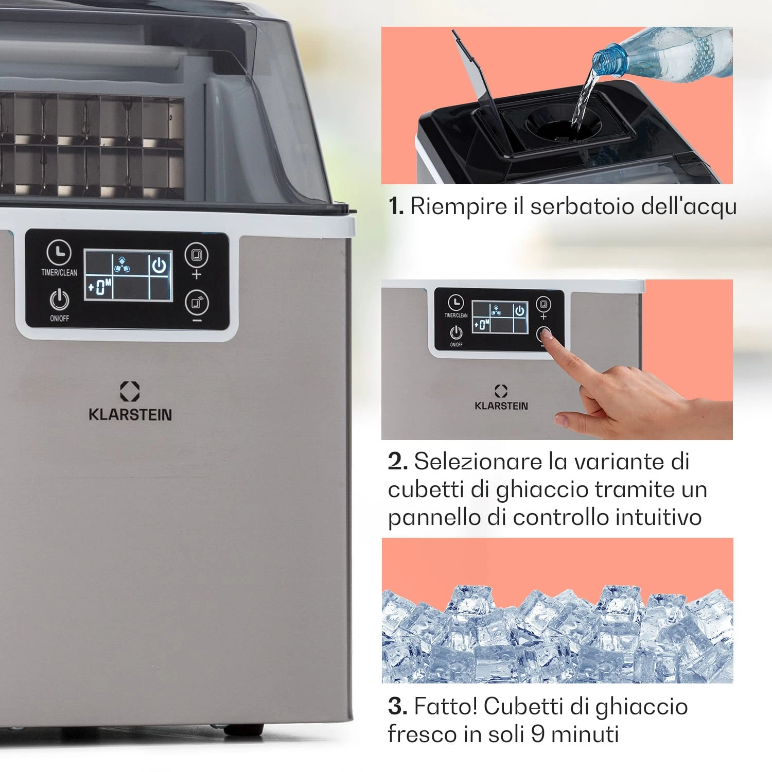 Chios Macchina Per Cubetti Di Ghiaccio 6 Chios Macchina Per Cubetti Di Ghiaccio - immagine 4