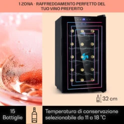 Barolo 15 Uno - Frigorifero Per Vini, 48 L, 15 Bottiglie 13 Barolo 15 Uno - Frigorifero Per Vini, 48 L, 15 Bottiglie -Elettrodomestici Negozio 10041207 it 0003 usp
