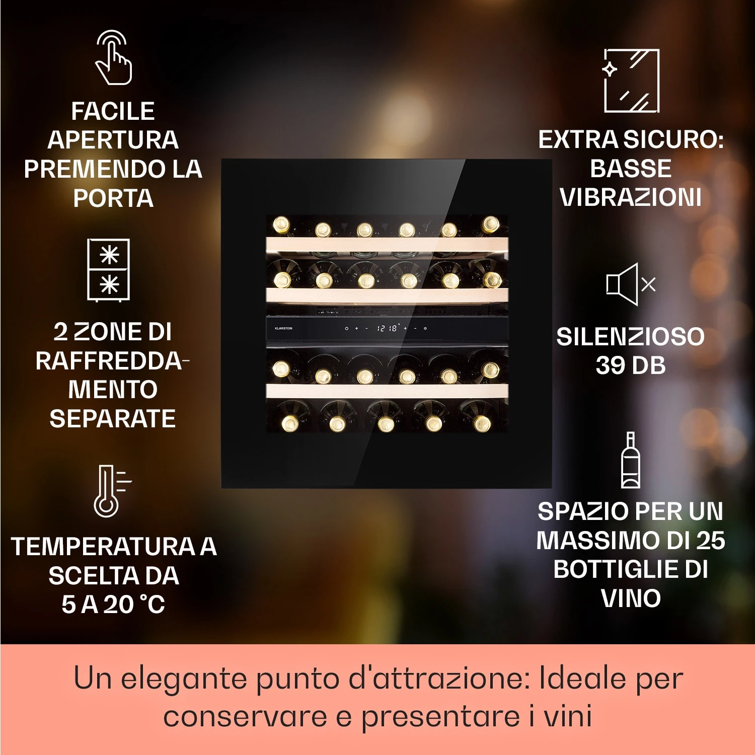 Rhône 25 Duo - Frigorifero Per Vini 4 Rhône 25 Duo - Frigorifero Per Vini - immagine 2