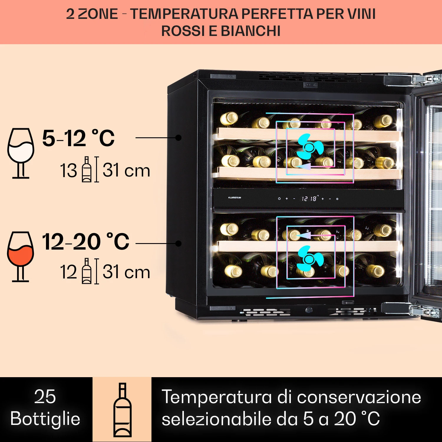 Rhône 25 Duo - Frigorifero Per Vini 5 Rhône 25 Duo - Frigorifero Per Vini - immagine 3
