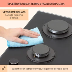 Firetale - Piano Cottura A Gas, 2 Fuochi -Elettrodomestici Negozio 10041298 it 0007 usp