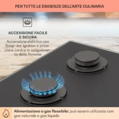 Firetale - Piano Cottura A Gas, 4 Fuochi -Elettrodomestici Negozio 10041299 it 0005 usp