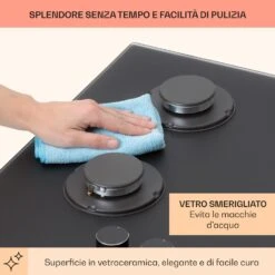 Firetale - Piano Cottura A Gas, 5 Fuochi -Elettrodomestici Negozio 10041300 it 0007 usp