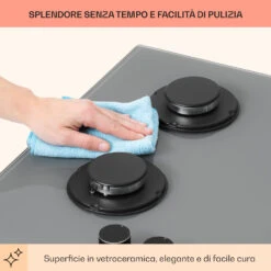 Firetale - Piano Cottura A Gas, 4 Fuochi 16 Firetale - Piano Cottura A Gas, 4 Fuochi -Elettrodomestici Negozio 10041302 it 0007 usp