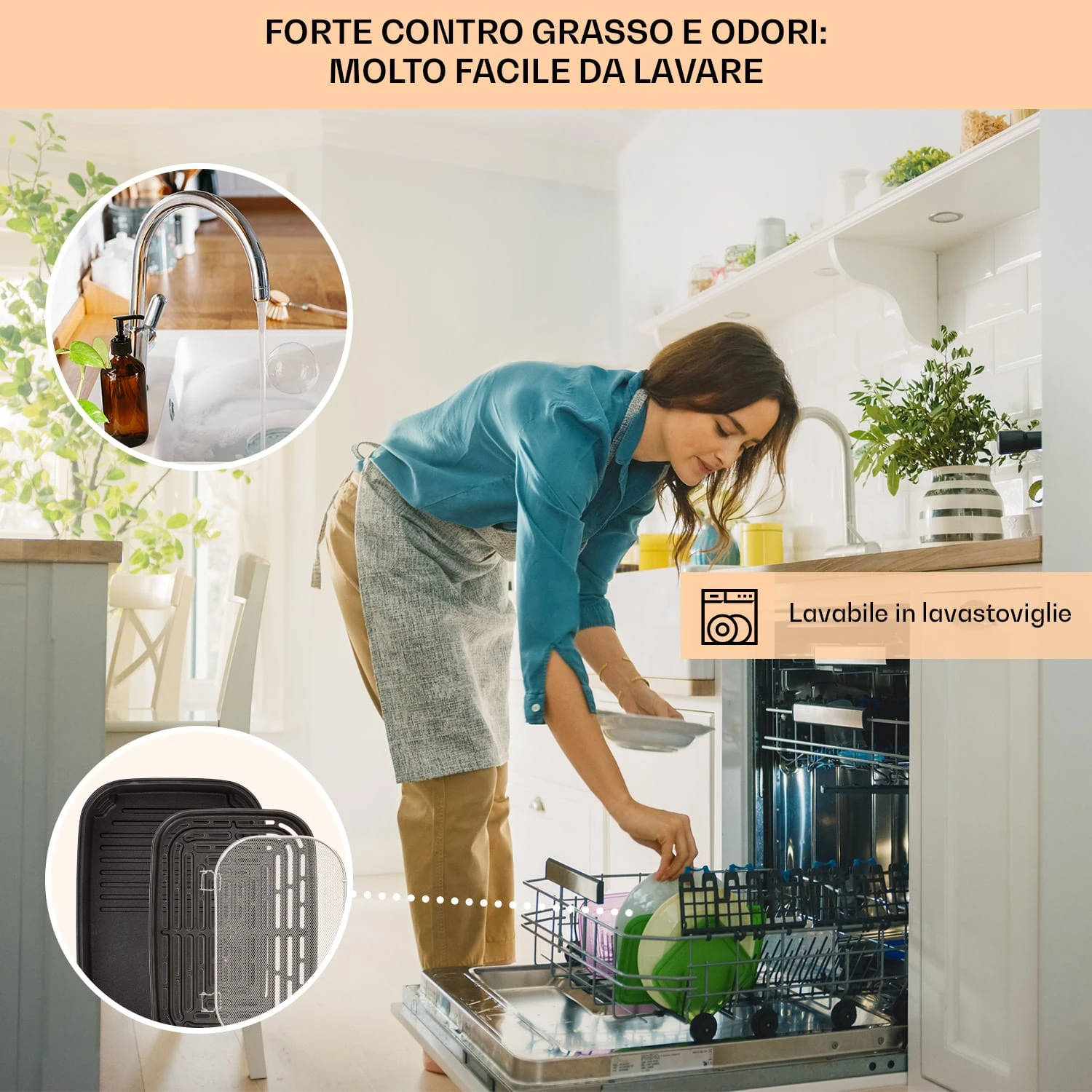 Combo Air - Friggitrice E Griglia Ad Aria Calda 8 Combo Air - Friggitrice E Griglia Ad Aria Calda - immagine 6