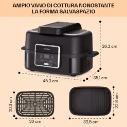 Combo Air - Friggitrice E Griglia Ad Aria Calda 15 Combo Air - Friggitrice E Griglia Ad Aria Calda -Elettrodomestici Negozio 10041331 it 0007 usp