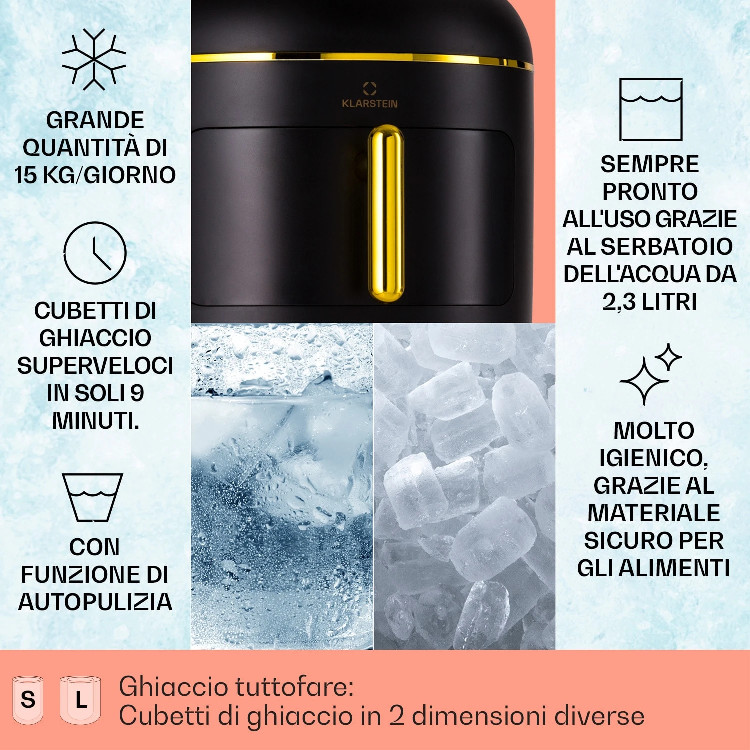 Passau Macchina Per Cubetti Di Ghiaccio 4 Passau Macchina Per Cubetti Di Ghiaccio - immagine 2