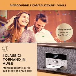 Bella Ann - Impianto Stereo Con Giradischi 10 Bella Ann - Impianto Stereo Con Giradischi -Elettrodomestici Negozio 10041388 it 0003 usp