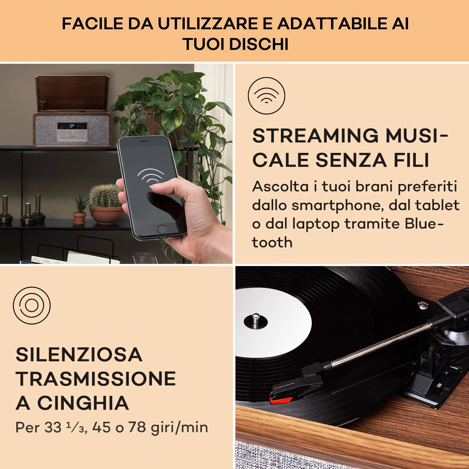 Bella Ann - Impianto Stereo Con Giradischi 6 Bella Ann - Impianto Stereo Con Giradischi - immagine 4